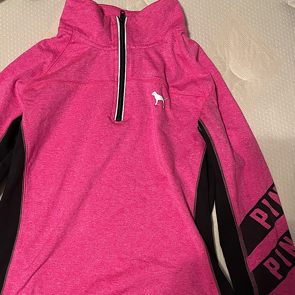 PINK Victoria’s Secret half zip up sweater